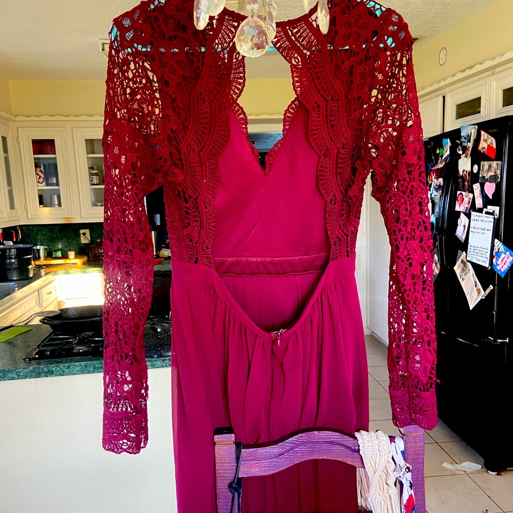 Long sleeve full length BM dress